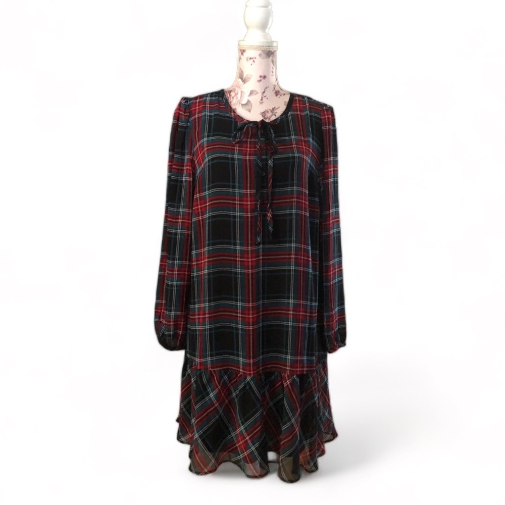 Draper James Rossane Shift in Georgia Plaid Dress - Picture 3 of 5